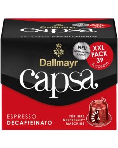 CAPSA Decaffeinato piros XXL  (LRE: 1db, 1KARTON=3db)