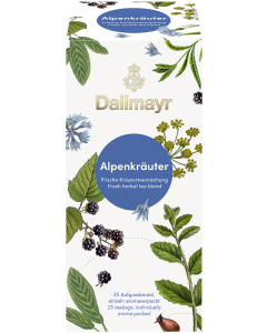 Dallmayr Alpenkrauter filteres tea (1KARTON=10db)