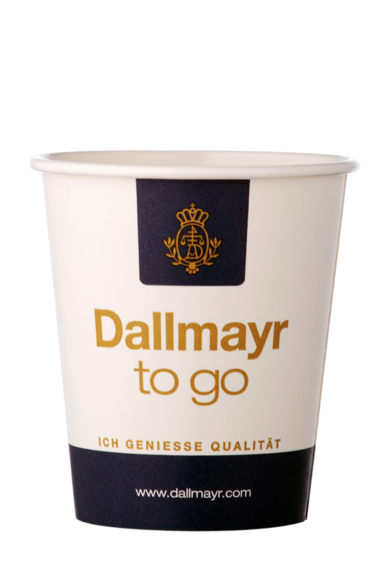 Dallmayr To go papírpohár 200ml (50 db/csomag, 1KARTON=1000db)