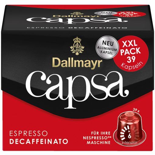 CAPSA Decaffeinato piros XXL  (LRE: 1db, 1KARTON=3db)