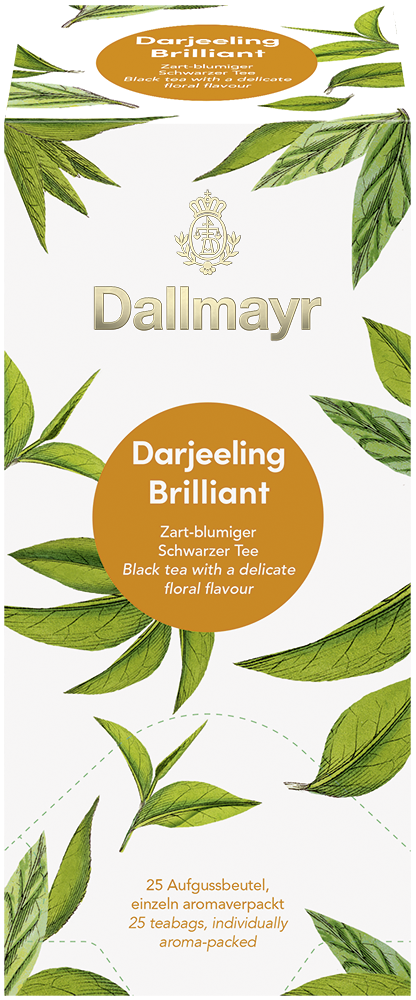 Dallmayr Darjeeling Brillant filteres tea (1KARTON=10db)