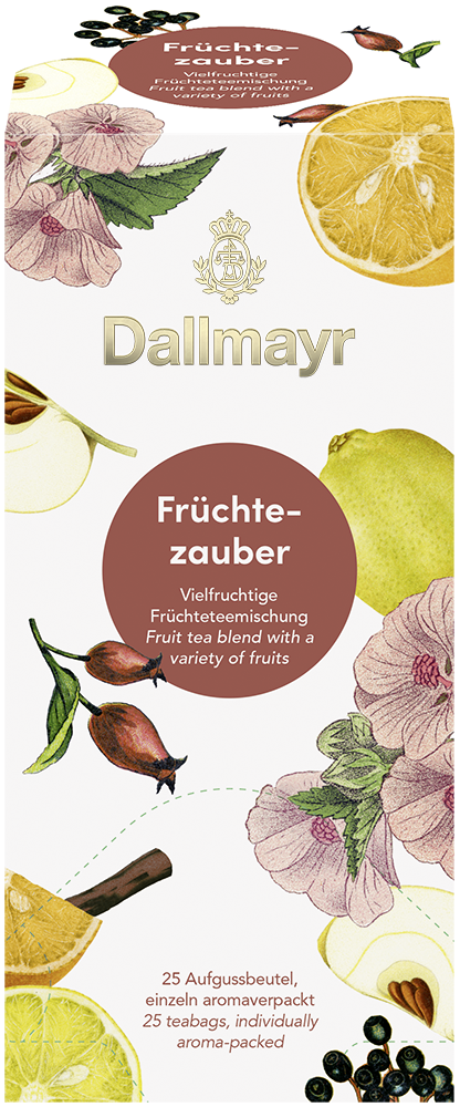 Dallmayr Gyümölcsvarázs filteres tea (1KARTON=10 db)