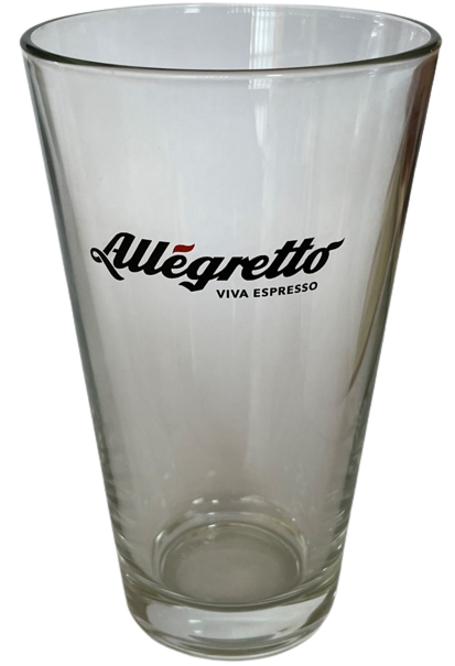 Allegretto Latte üvegpohár